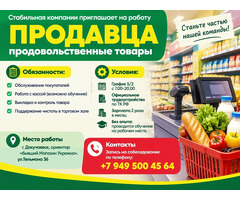 Продавец продовольственных товаров